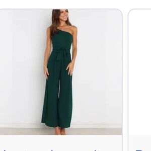 NWT Petal and Pup Leyton jumpsuit size 4 emerald green